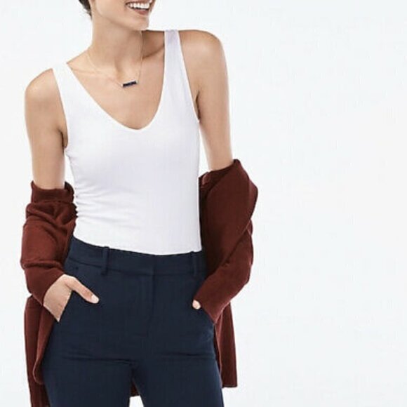 J. Crew Factory layering tank top black H2614 Black - Picture 2 of 5